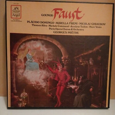 GOUNOD: FAUST Lp Box Set-ANGEL #SZDX 3868 Stereo-Placido Domingo-Opera - Image 1 of 4