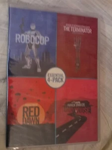 ESSENTIAL 4-PACK MOVIES~ROBOCOP~RED DAWN~ROAD HOUSE~THE TERMINATOR~NEW SEAL DVD - Picture 1 of 2
