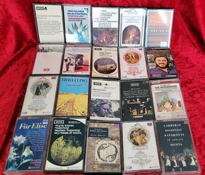 JOBLOT C , 40 CLASSICAL MUSIC CASSETTES ALL PHOTOGRAHED ALL PLAY TESTED - Picture 1 of 5