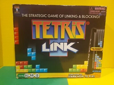 Tetris Link Board Game The Strategic Game of Linking and Blocking COMPLETE!      - Image 1 of 4