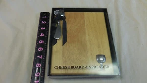 Silver wine glass spreader, and Wooden Rectangular Cutting Board - Picture 1 of 7