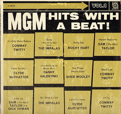 CONWAY TWITTY / IMPALAS / ROCKY HART / C. McPHATTER "MGM HITS" LP 1960 MGM E3826 - Photo 1/3