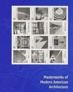 Masterworks of Modern American Architecture, Sheet of Twelve, 2004 - Picture 1 of 1