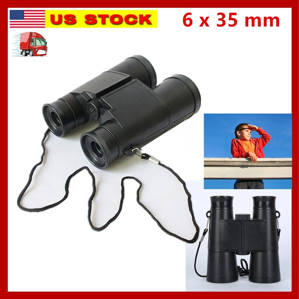 1 Pack of Binocular 6X35 Zoom Outdoor Travel Compact Folding Telescope Day/Night - Image 1 of 4