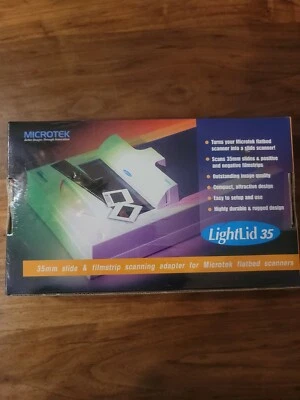 Microtek LightLid 35--35mm Slide & Filmstrip Scanning Adapter new in box  - Image 1 of 3