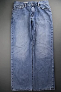 Pantalones de mezclilla para hombre 2013 Gap 1969 estándar rectos desgastados talla 32x28 (MSR 32x27) - Imagen 1 de 12
