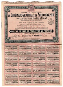 ACTION 1928 S.A. de Cinématographie et de Photographie /RUBb2 - Bild 1 von 1