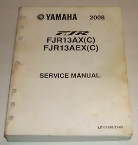 Yamaha 2008 Fjr1300 Service Manual Fjr 1300 Fjr13a Fjr13ae Repair Shop - Bild 1 von 5