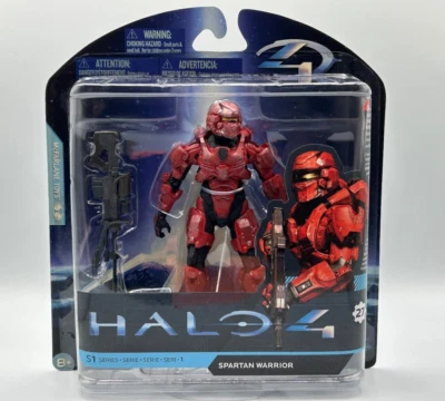 Halo 4 Series 1 6" Action Figure - Red Spartan Warrior - McFarlane Toys BNIB - Image 1 of 2