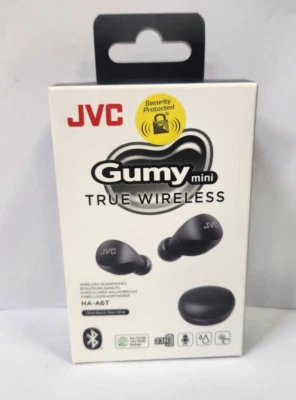 JVC Gumy HA-A6T Mini True Wireless Black Headphones - Image 1 of 2