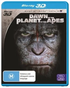 DAWN OF THE PLANET OF THE APES 3D / BLU-RAY NEW & SEALED, FREE POST. - Picture 1 of 1