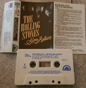 The Rolling Stones – Slow Rollers - 1981 cassette tape and cover VG+ - Picture 1 of 1
