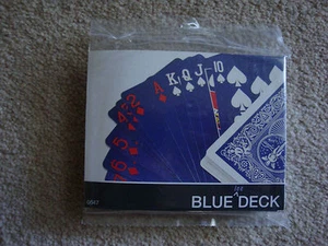 TARJETA DE JUEGO DE BICICLETA INVERTIDA TRASERA AZUL CUBIERTA DE HIELO 2DA GENERACIÓN TAMAÑO DE PÓQUER - Imagen 1 de 2