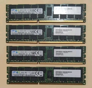 4x16GB Oracle/Sun- Samsung M393B2G70BH0-YK0 16GB PC3L-12800R 2Rx4 Server Memory - Picture 1 of 5