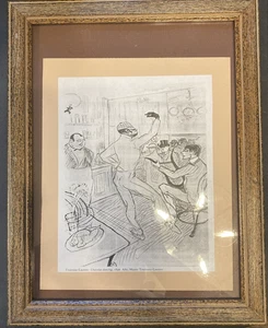 Toulouse Lautrec Chocolat Dancing In Bar Darchille Framed Print Picture - Picture 1 of 4