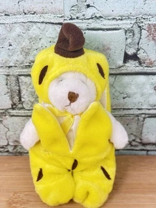 Ganz Wee Bear Village SPLITZ Banana Peluche Oso 6" Peluche Amarillo - Imagen 1 de 5