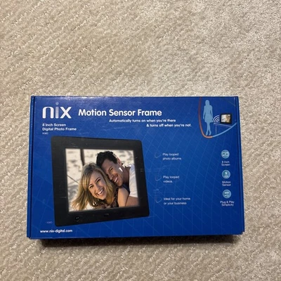 Nix Advance 8 inch Widescreen Digital Photo and HD Video Frame - X08G-Brand New - Image 1 of 4