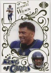 Russell Wilson 2021 Panini Illusions King of Cards #KC-5 - Picture 1 of 2