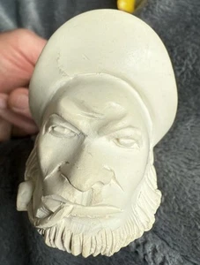 Vintage Meerschaum Pirate Sultan Turkish Pipe Unused And Rare ( REPAIRED) - Picture 1 of 8