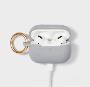 Funda protectora gris mate para AirPods Pro 1 y 2 - Imagen 1 de 3