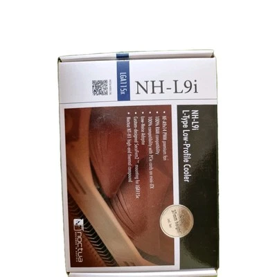 Noctua ‎NH-L9i CPU Cooler - Brown.LGA115x.NF-A9x14PWM Premium Fan. - Image 1 of 4