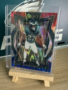 Quinyon Mitchell RC 2024 Select RED WHITE BLUE SHOCK PRIZM Eagles ROOKIE #55 - Picture 1 of 2
