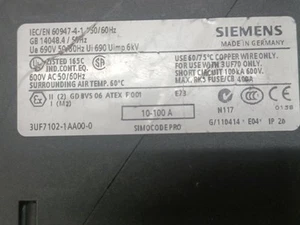 SIEMENS 3UF7102-1AA00-0 SPS-STROMDETEKTOR 690VAC ÜBERSCHUSS NEU & KOSTENLOSER VERSAND - Bild 1 von 4