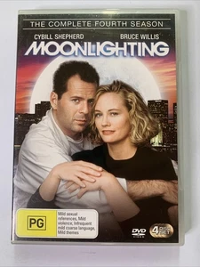 Moonlighting : Season 4 (DVD, 1985) Cybill Shepherd, Bruce Willis Region 4 - Picture 1 of 4