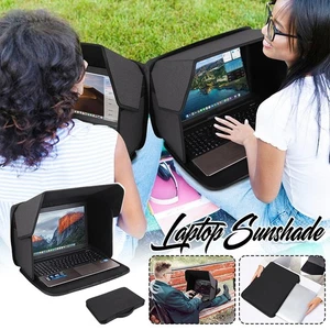 Laptop Osłona przeciwsłoneczna Prywatność Screen Protector Cover Składane przenośne etui na notebooka - Zdjęcie 1 z 9