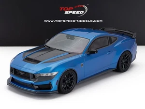Ford Mustang Dark Horse Cupé 2024 Grabber Blue TS0552 Truescale 1/18 EE. UU. - Imagen 1 de 6