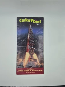 2003 Guide & Map Cedar Point Vergnügungspark Sandusky, Ohio - Bild 1 von 4