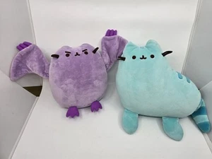 Dinosheen Pusheen Full Size Plush Purple Pterodactyl Blue Loch Ness Dinosaur - Picture 1 of 6