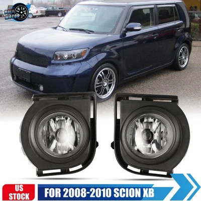Clear Fog Lights For 2008 2009 2010 Scion xB Driver Passenger Side Bumper Lamps Foto 1 de 4