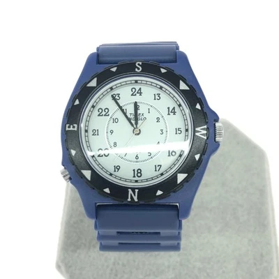 Timex Adventure Reloj de Cuarzo 233LTTM Plata Azul Marino Analógico SS Resina... - Imagen 1 de 4