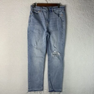 Pantalones de mezclilla para mujer GAP 29/8R Cigarette tiro alto dobladillo crudo - Imagen 1 de 14