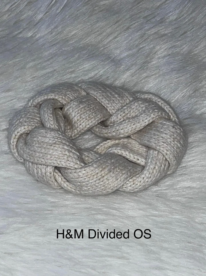 Diadema de brezo de avena tejida dividida H&M nueva sin etiquetas Foto 1 de 1