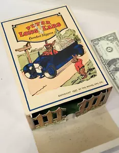 1927 Vintage HASEN HAUSSCHUHE Mondl Mfg Peter lange Ohren SCHUHKARTON Hase Oshkosh WI - Bild 1 von 11
