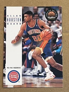 1993-94 SKYBOX PREMIUM - ALLAN HOUSTON PISTONS ROOKIE #221 - Picture 1 of 2