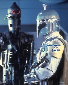 Star Wars Jeremy Bulloch Boba Fett Autograph 11x14 Photo -GENUINE Signed - Picture 1 of 2