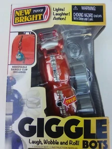 GIGGLE BOTS Red Crazy Crawler w/ Dangle Clip New Bright Toys             - Picture 1 of 5