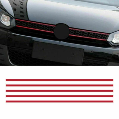 For VW Golf 6 7 Polo GTI Front Hood Grille Decals Car Stripe Sticker Decoration - Изображение 1 из 4