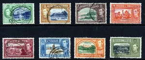TRINIDAD & TOBAGO KG VI 1938-44 Pictorial Part Set SG 246 to SG 253 VFU - Picture 1 of 2