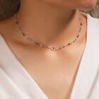 Boho Colorful Beads Pendant Necklace Choker Clavicle Chain Women Beach Jewelry