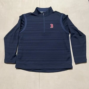 Tommy Bahama Long Sleeve Navy Polo Shirt MLB Boston Red Sox Logo NWT Size M - Picture 1 of 13