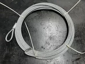 ATV UTV Replacement Steel Winch Cable (3/16" x 50') - Picture 1 of 3