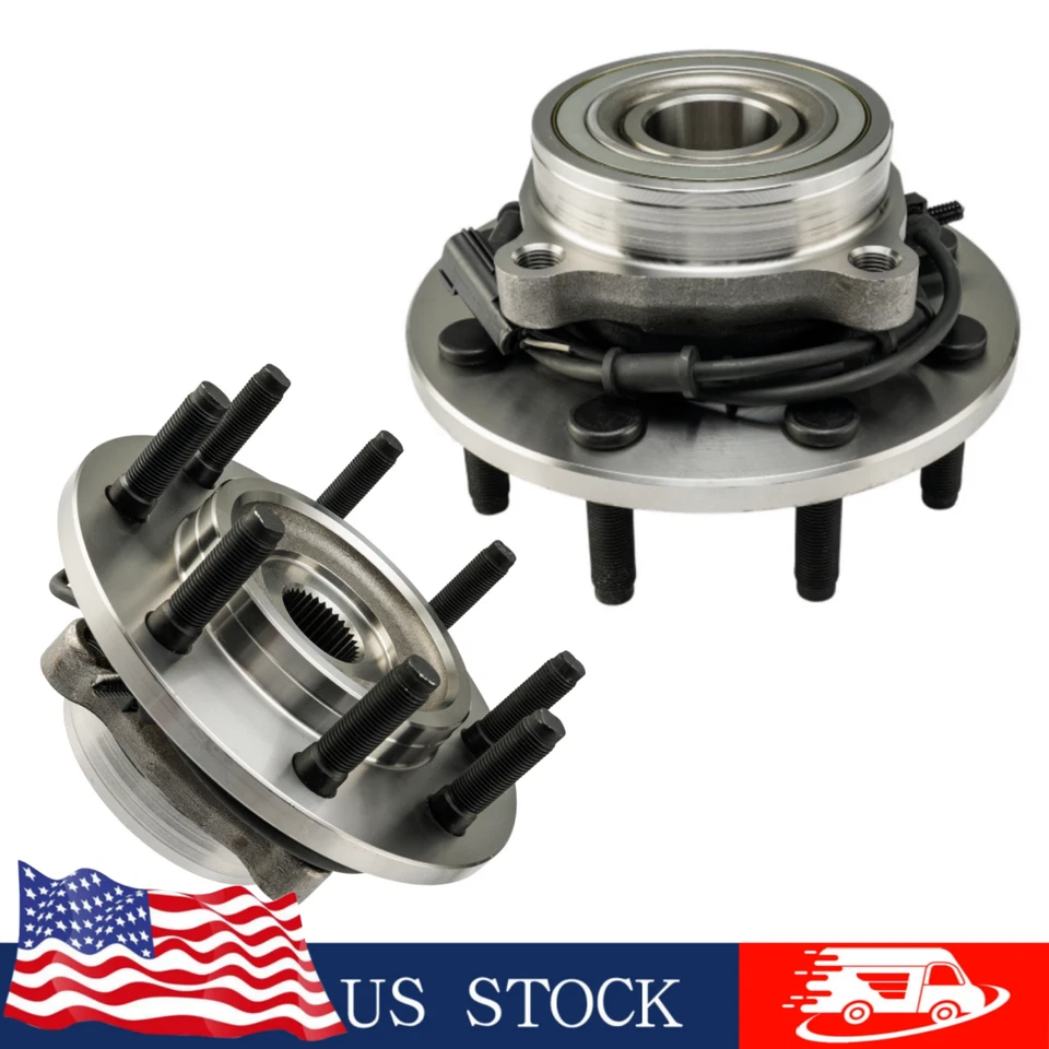 Pair Front Wheel Hub Bearing Assembly for 2003 2004 2005 Dodge Ram 2500 3500 4WD Foto 1 de 4