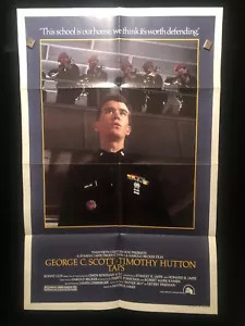 Taps 1981 One Sheet Movie Poster Military George C Scott Timothy Hutton - Picture 1 of 1