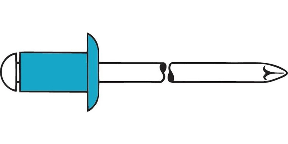 GESIPA Blindniet A2 3 X 8mm Flachrundkopf