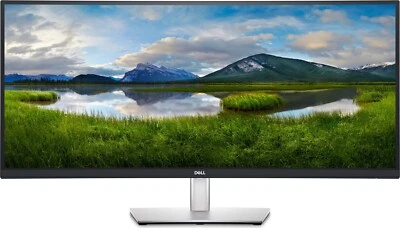 Dell P3421W 34-Zoll Curved Monitor IPS 4K 3440x1440 HDMI DP USB-C PiP STREIFEN - Bild 1 von 2
