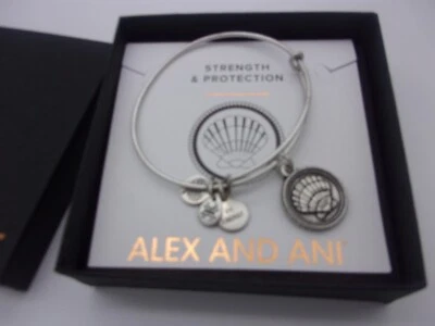 Браслет с брелоками из морской ракушки Alex and Ani - Изображение 1 из 2